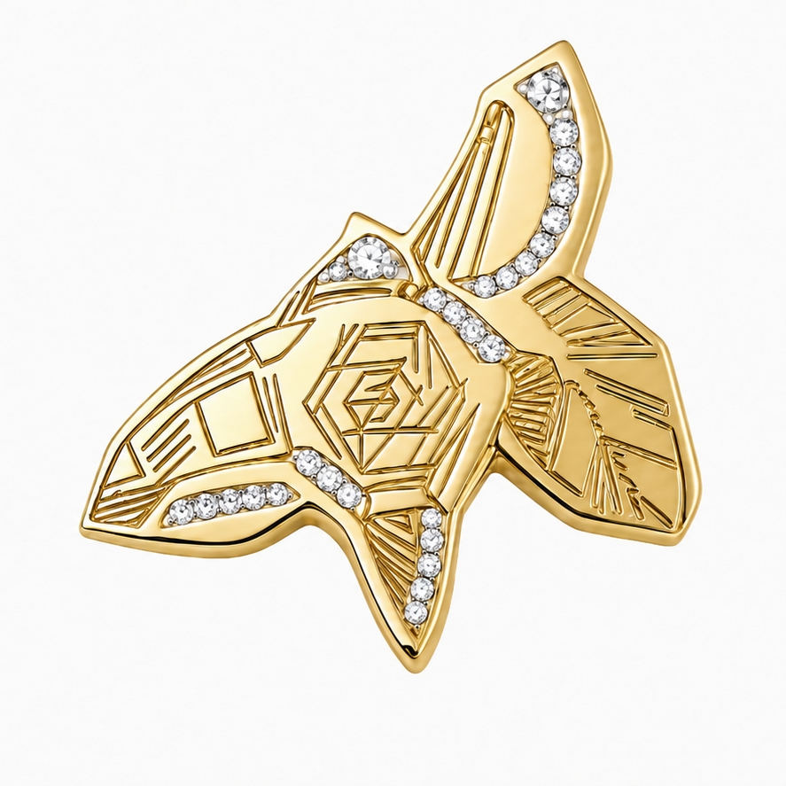 Placeholder image of a gold and diamond Anna Andreeva Paste-On jewel